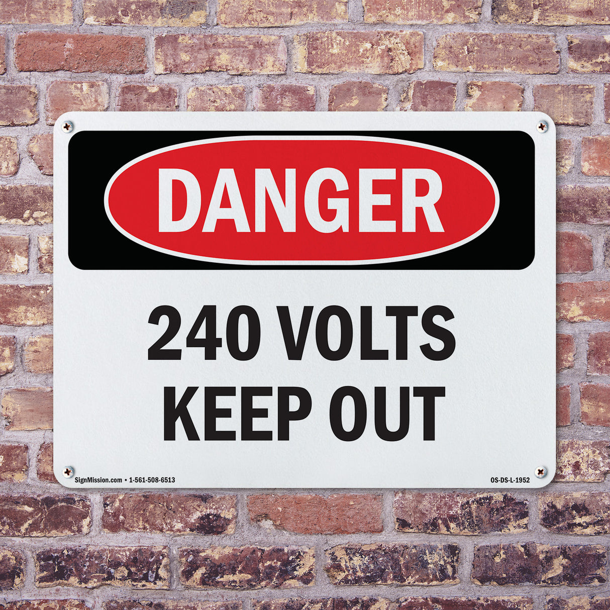 240 Volts Keep Out