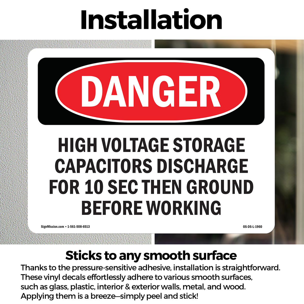 High Voltage Storage Capacitors Discharge