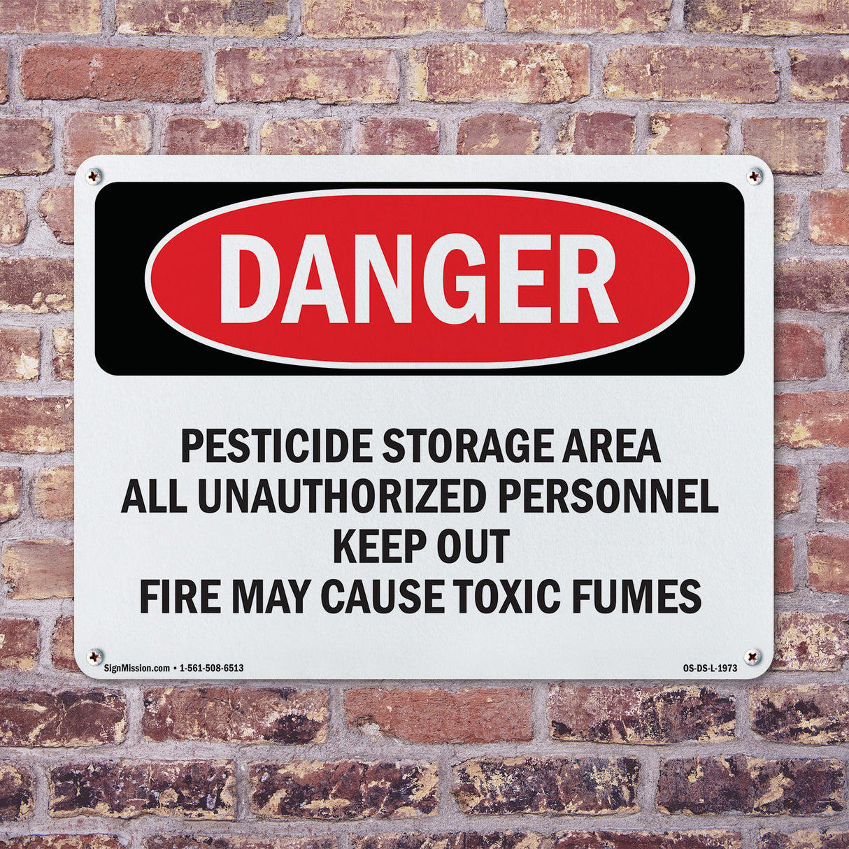 Pesticide Storage Area All Unauthorized