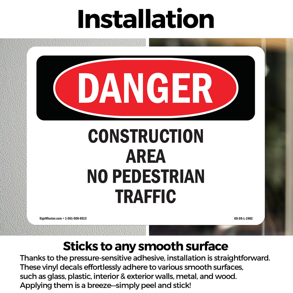 Construction Area No Pedestrian Traffic