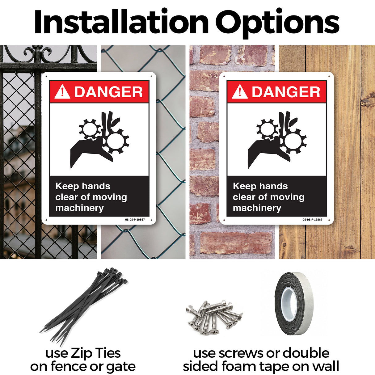 Keep Hands Clear Of Moving Machinery