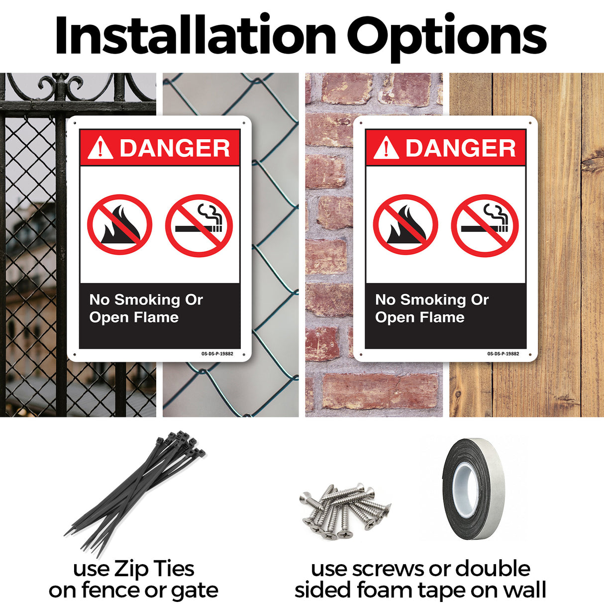 No Smoking or Open Flame