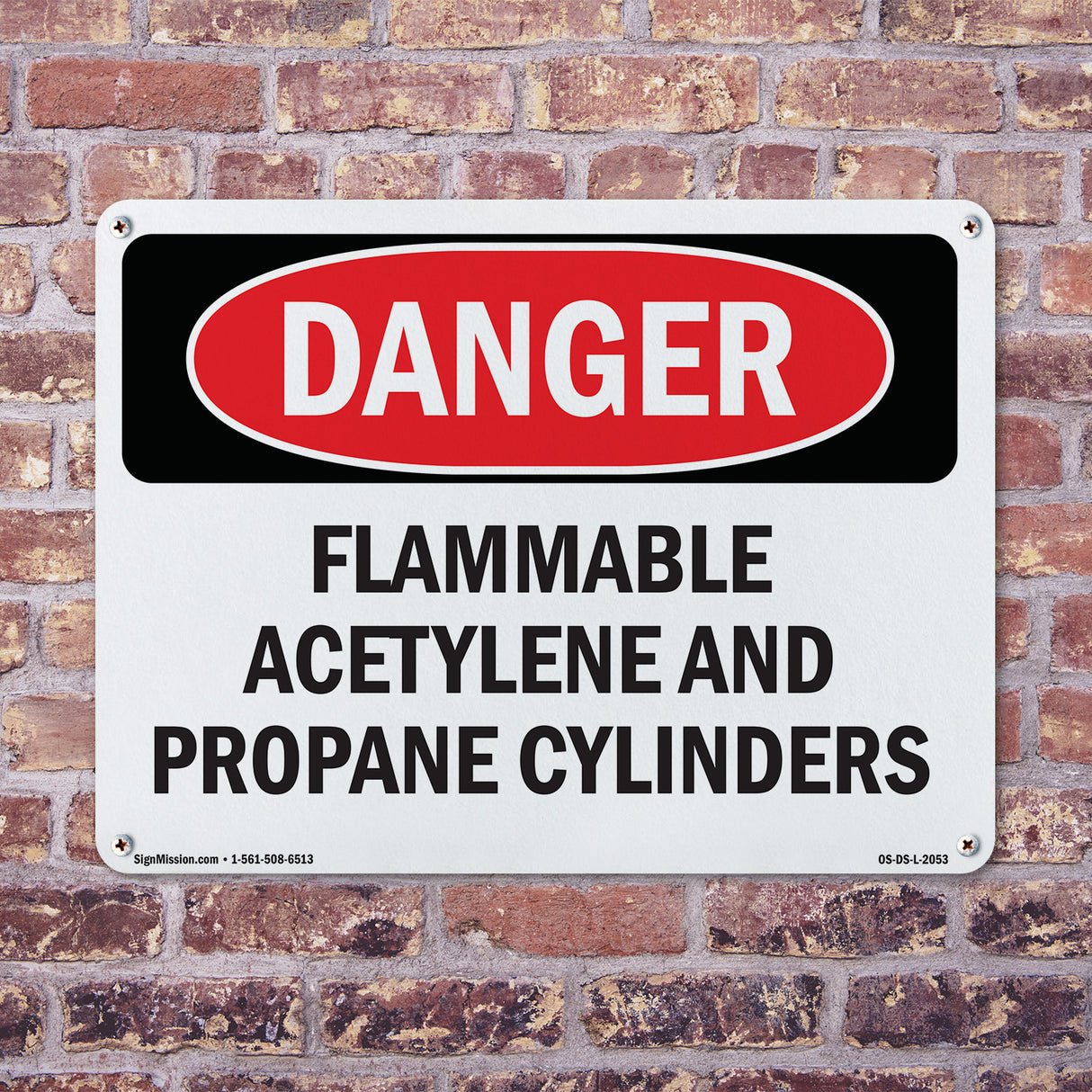 Flammable ACETYLENE And Propane Cylinders