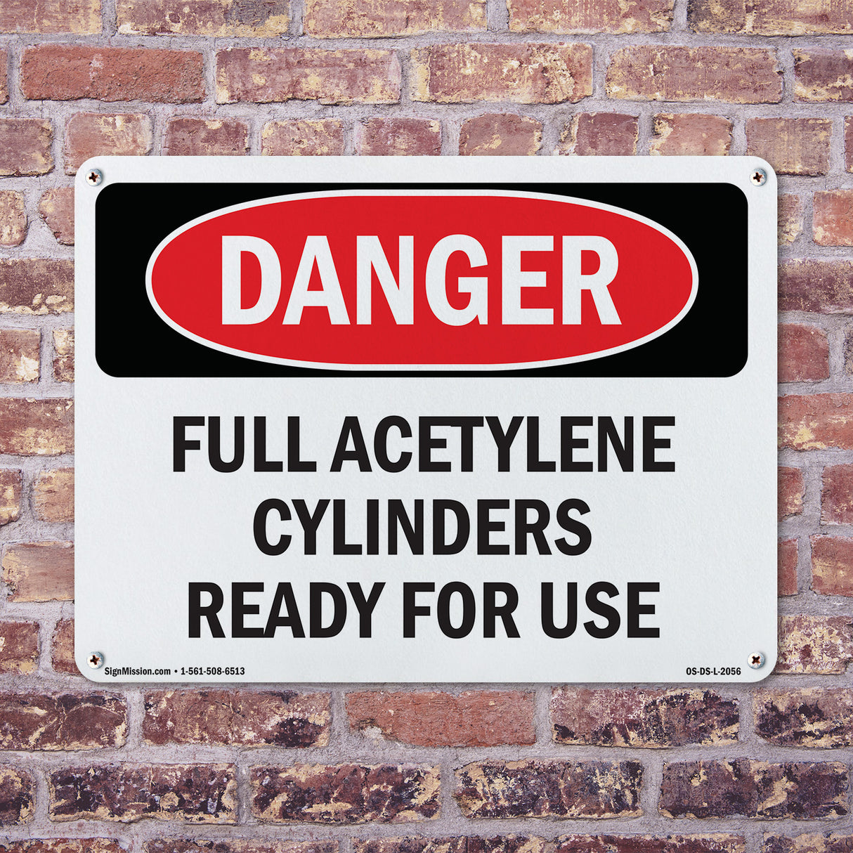 Full Acetylene Cylinders Ready For Use