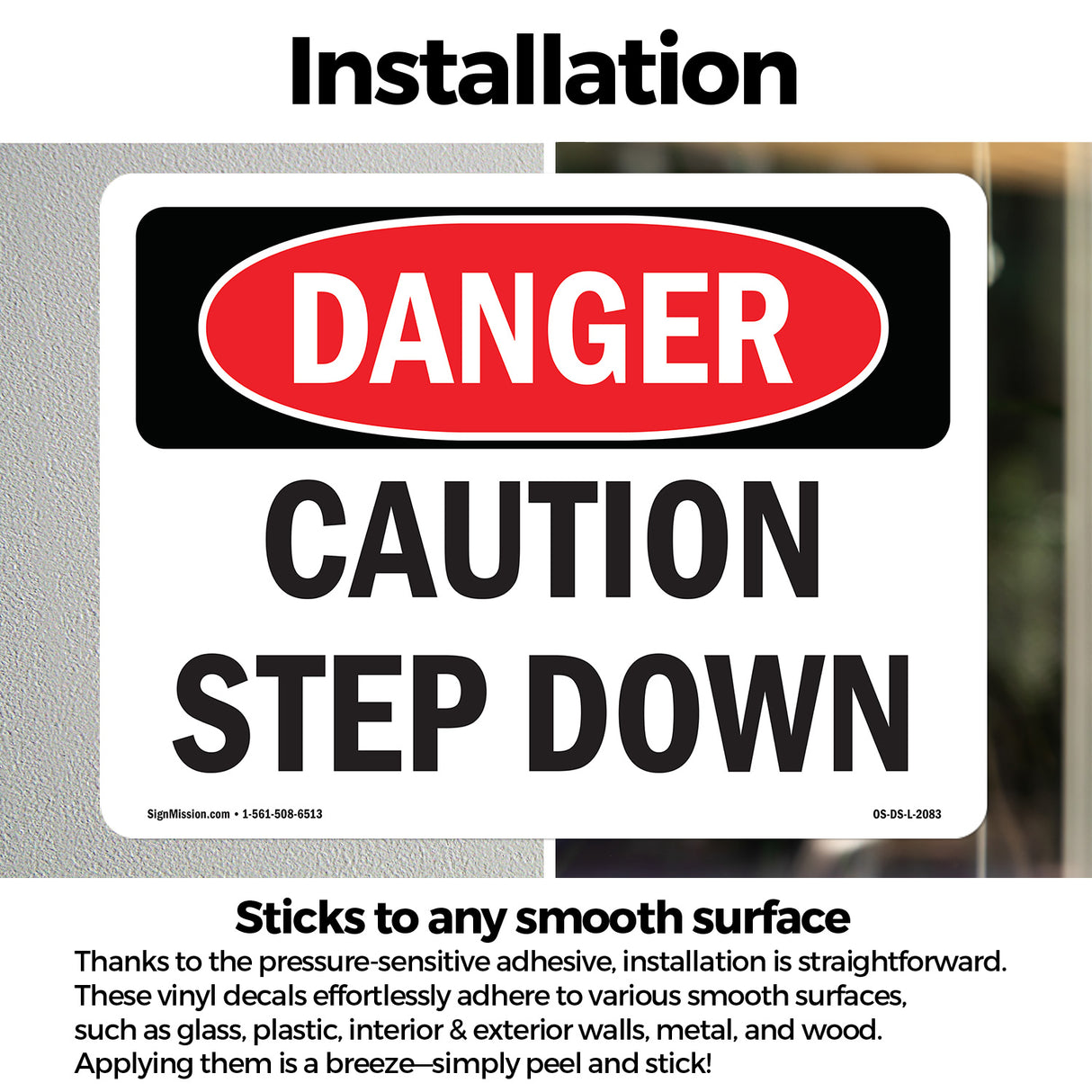 Caution Step Down