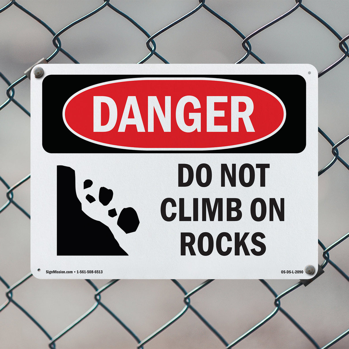 Do Not Climb On Rocks