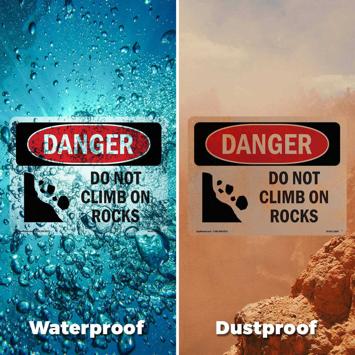 Do Not Climb On Rocks