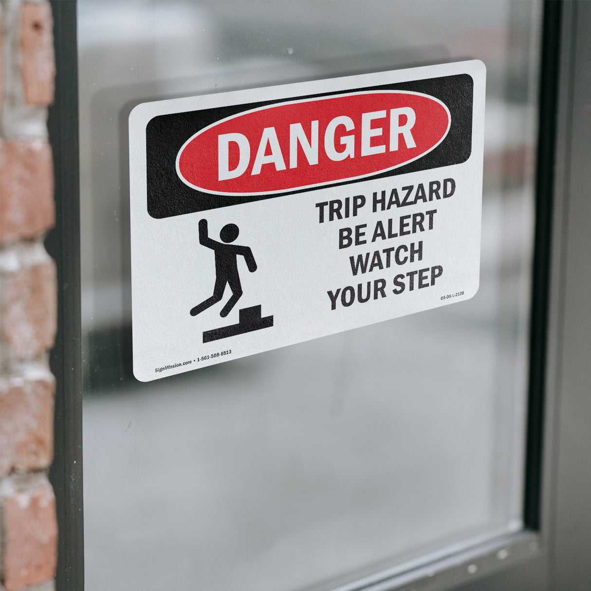 Trip Hazard Be Alert Watch Your Step