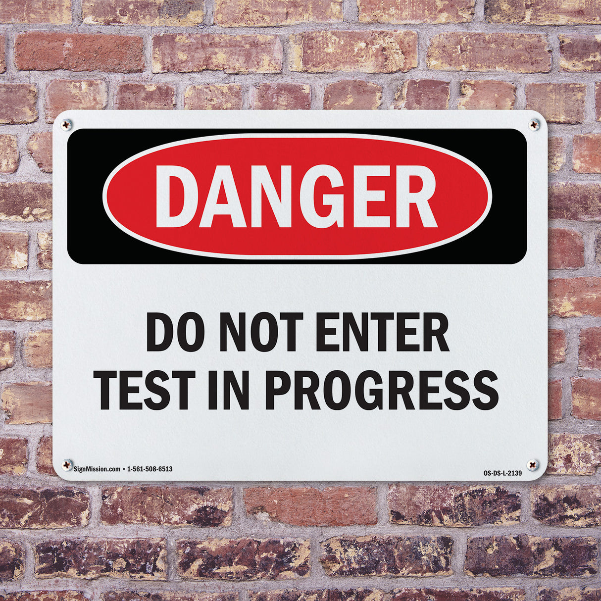 Do Not Enter Test In Progress