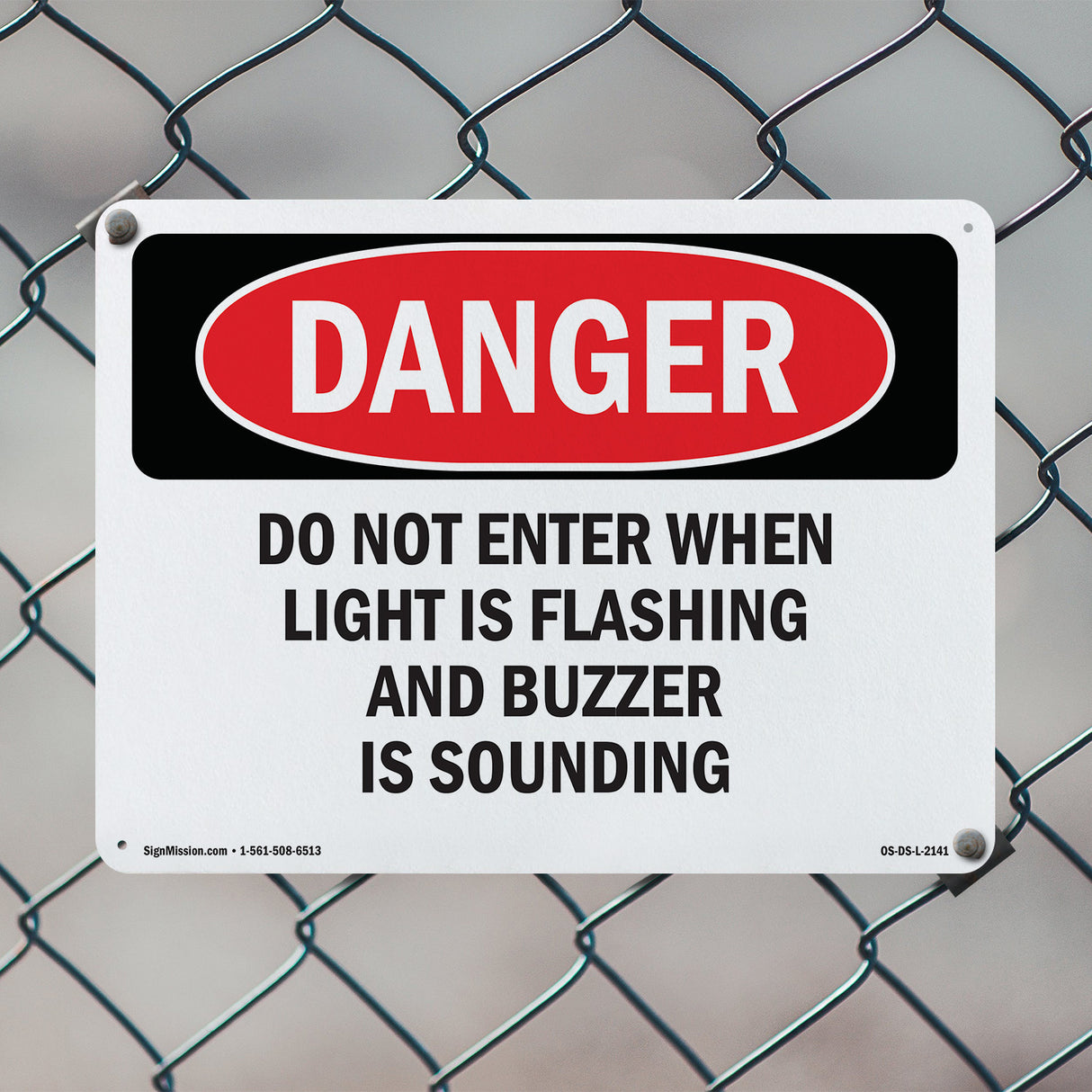 Do Not Enter When Light Is Flashing And