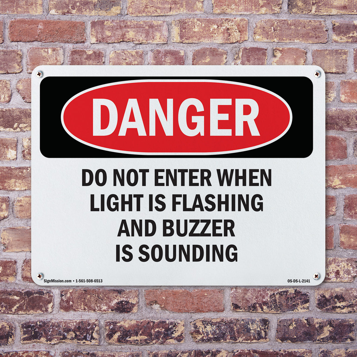 Do Not Enter When Light Is Flashing And