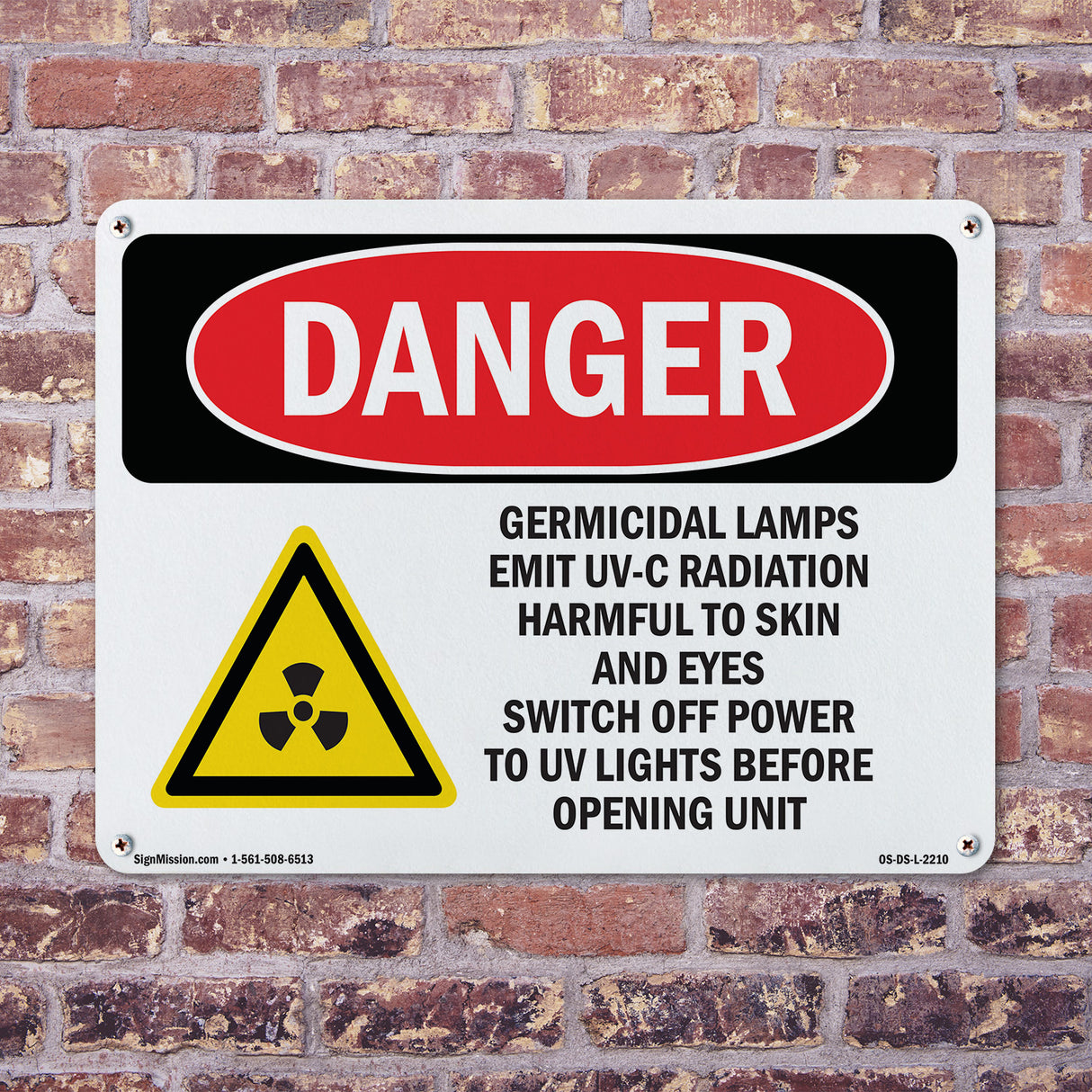 Germicidal Lamps Emit UV-C Radiation