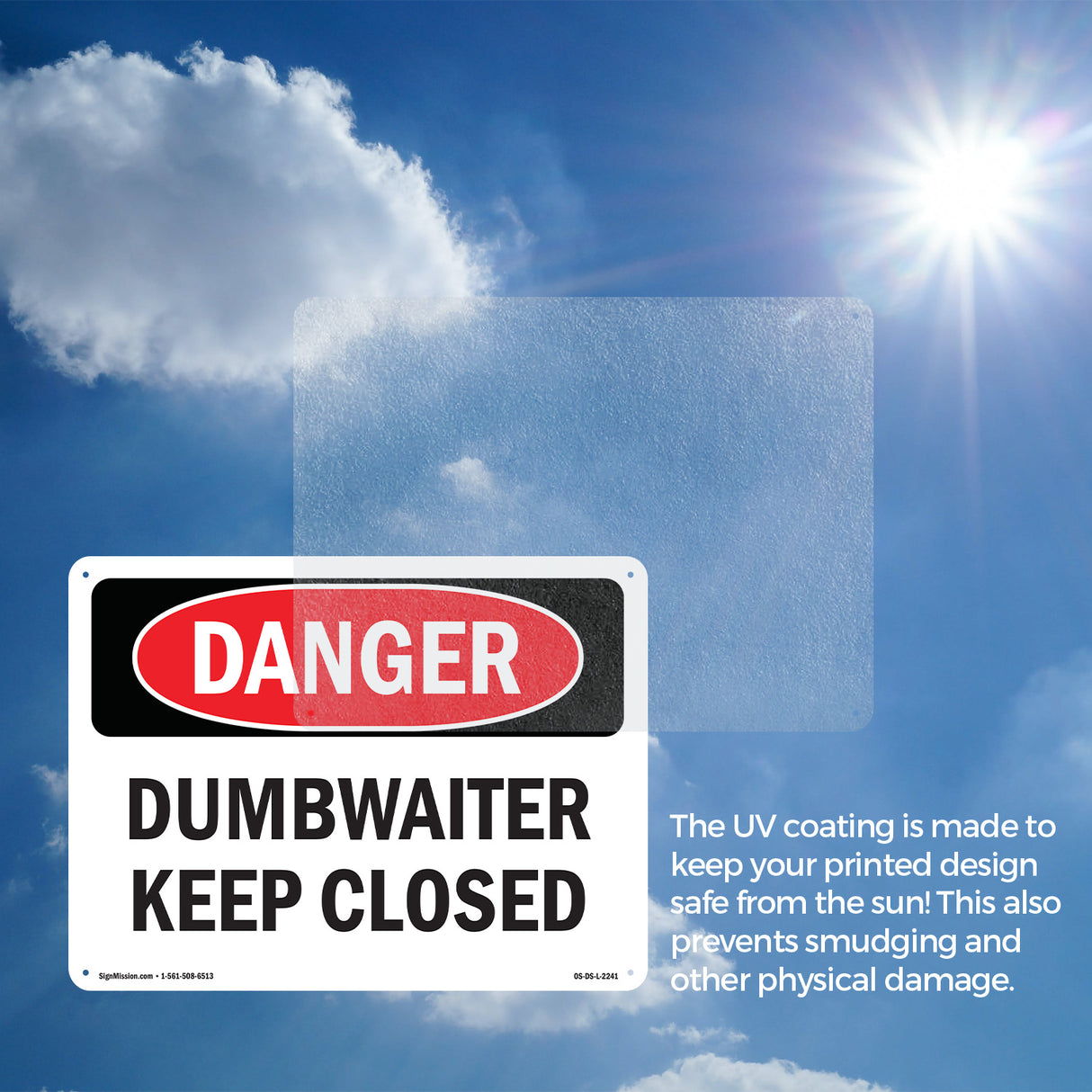 Dumbwaiter Keep Closed