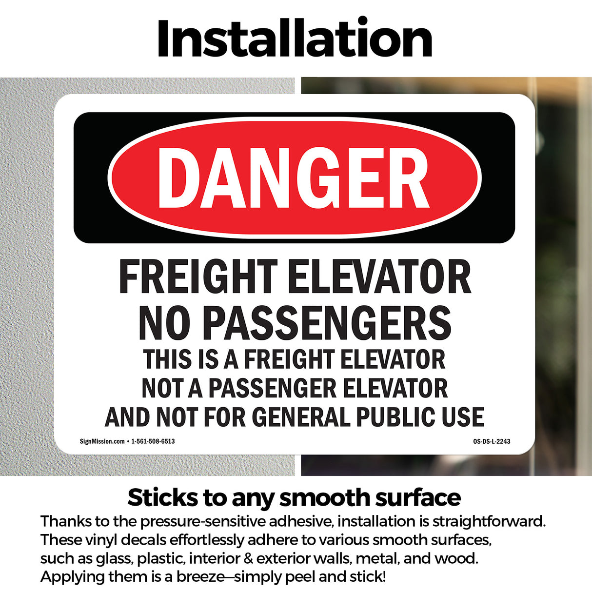 Freight Elevator No Passengers This Is A