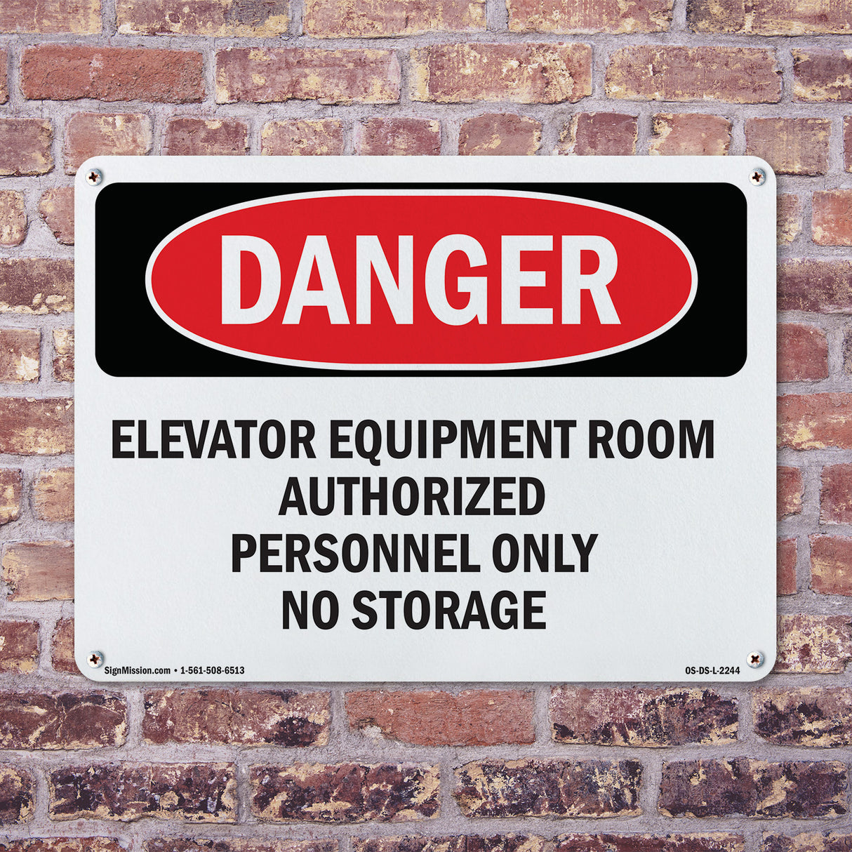 Elevator Equipment Room Authorized Personnel