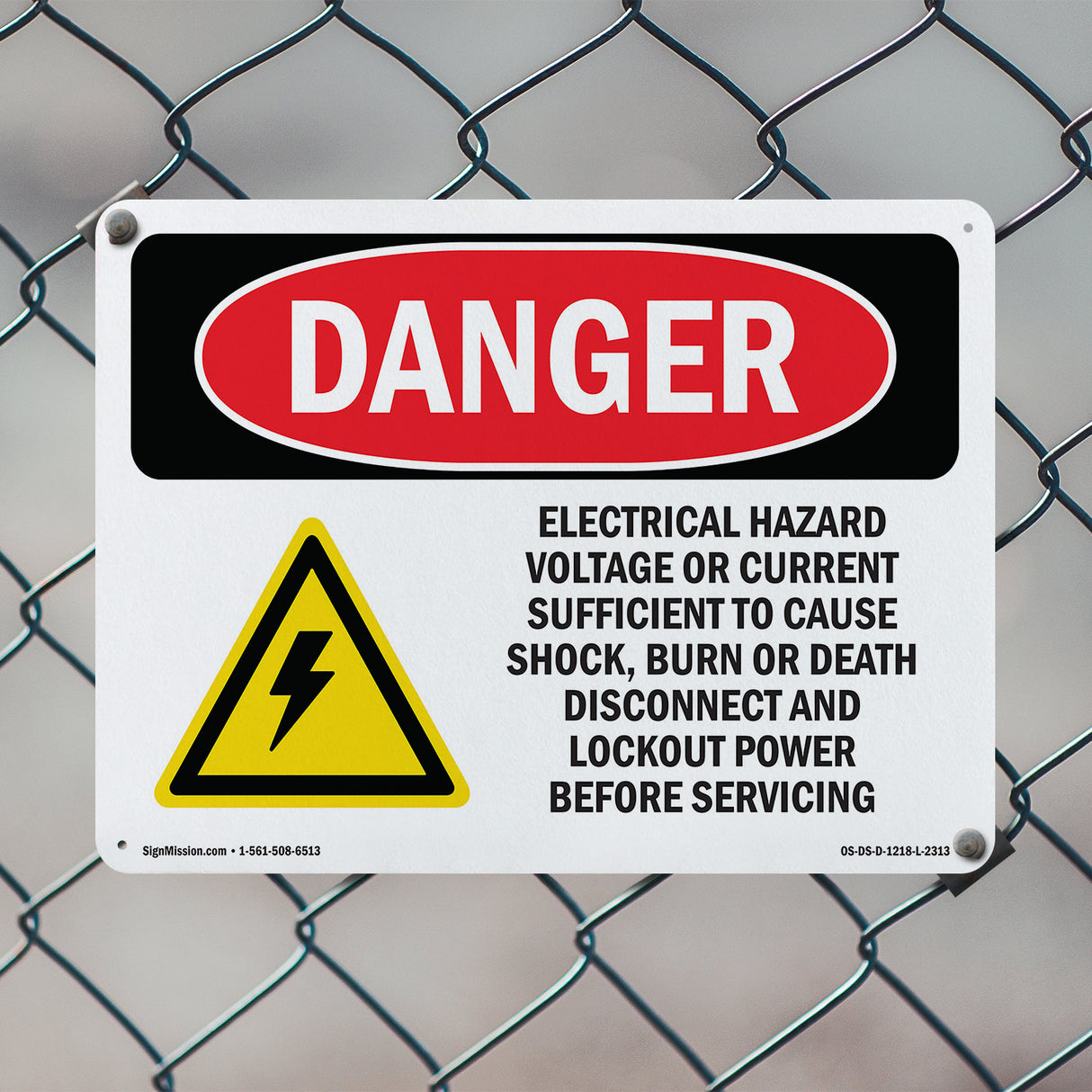Electrical Hazard Voltage Or