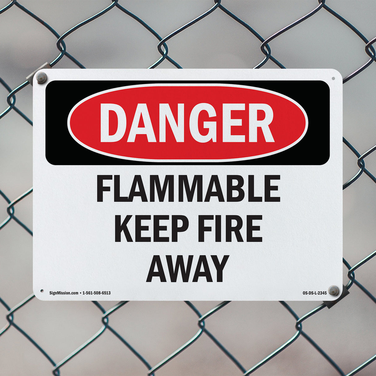 Flammable Keep Fire Away