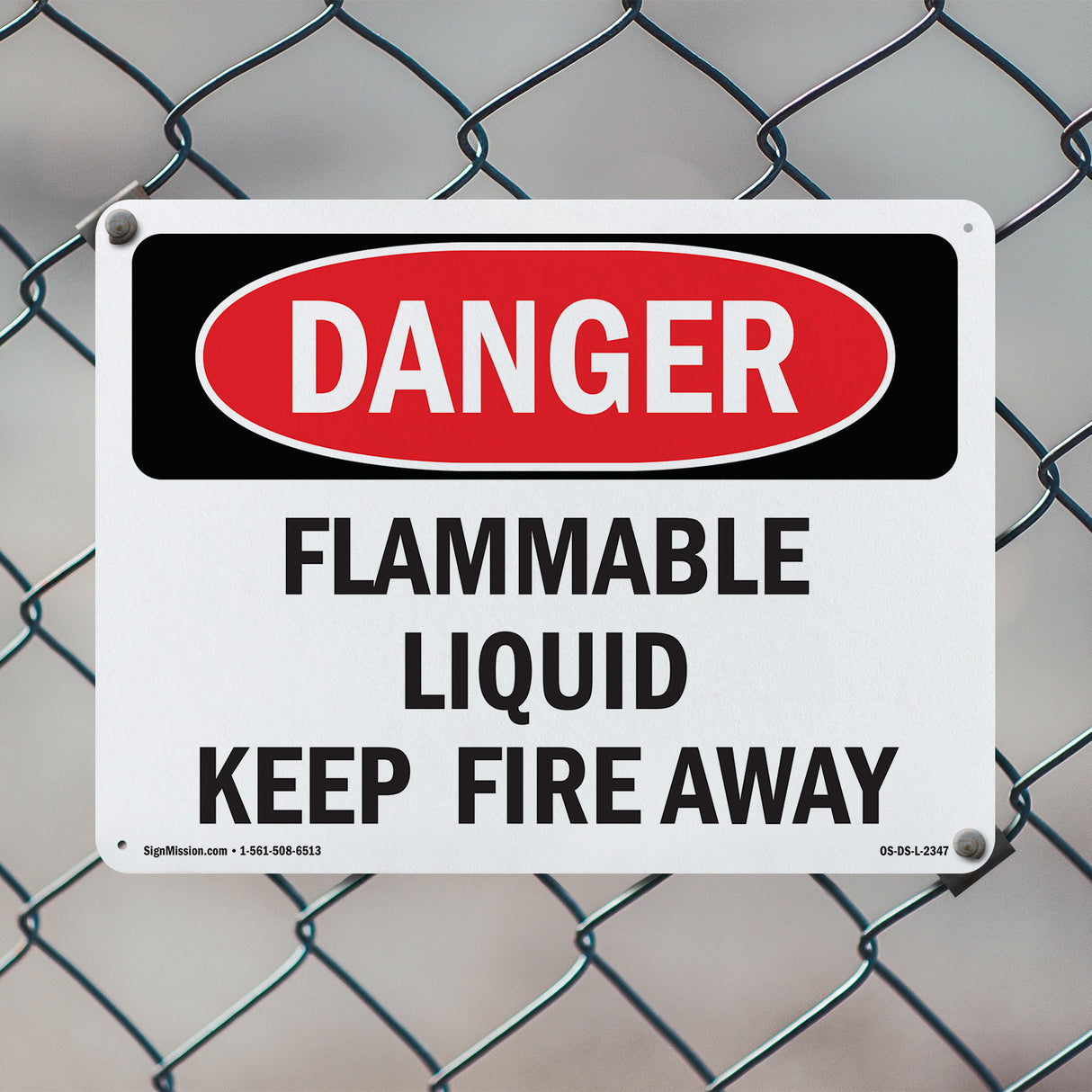 Flammable Liquid Keep Fire Away