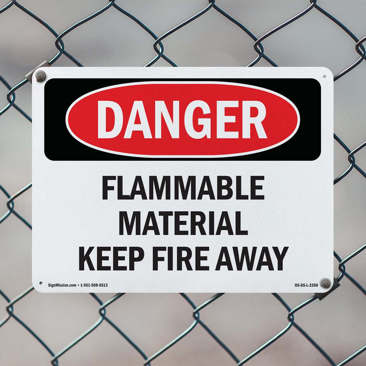 Flammable Material Keep Fire Away