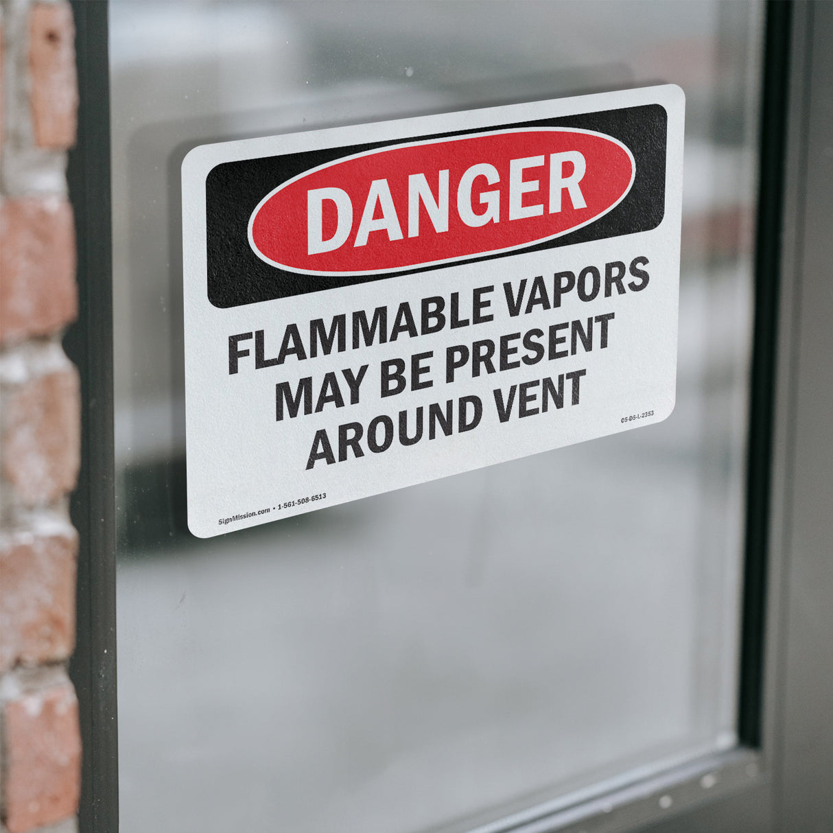Flammable Vapors May Be Present Around Vent