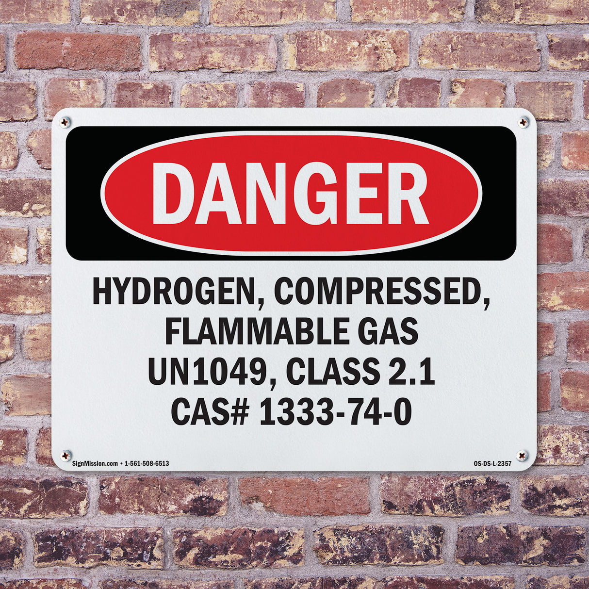 Hydrogen Compressed Flammable Gas Un1049