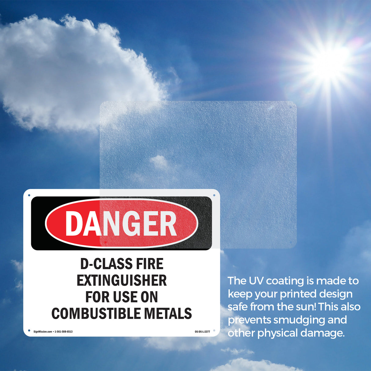 D-Class Fire Extinguisher For Use On Combustible