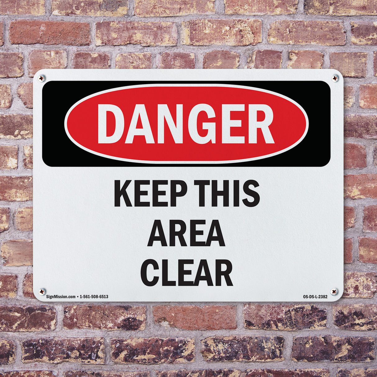Keep This Area Clear