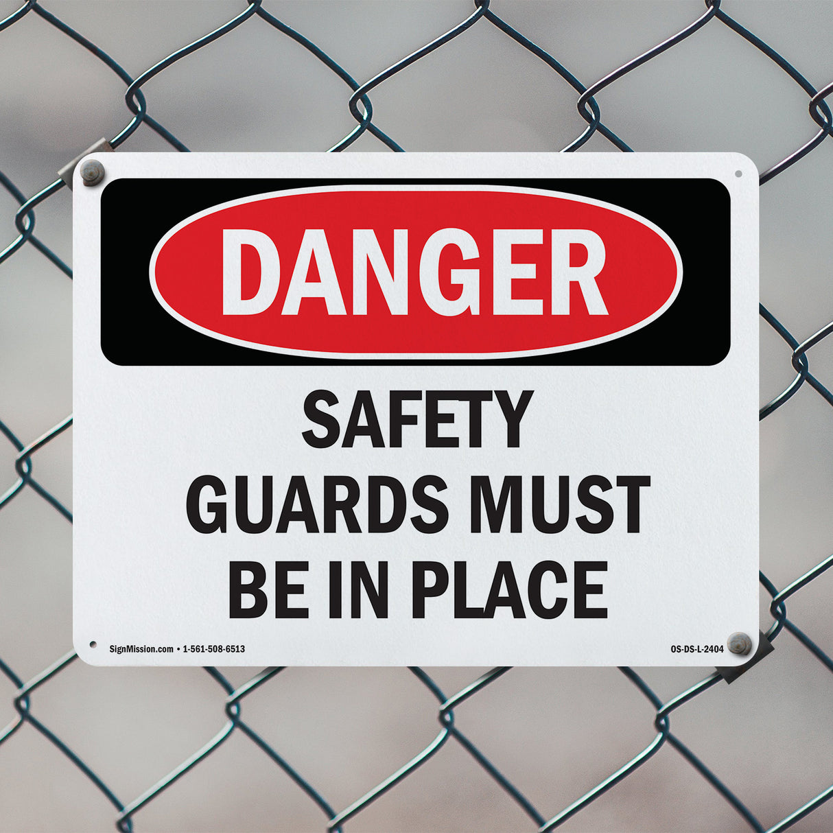 Safety Guards Must Be In Place