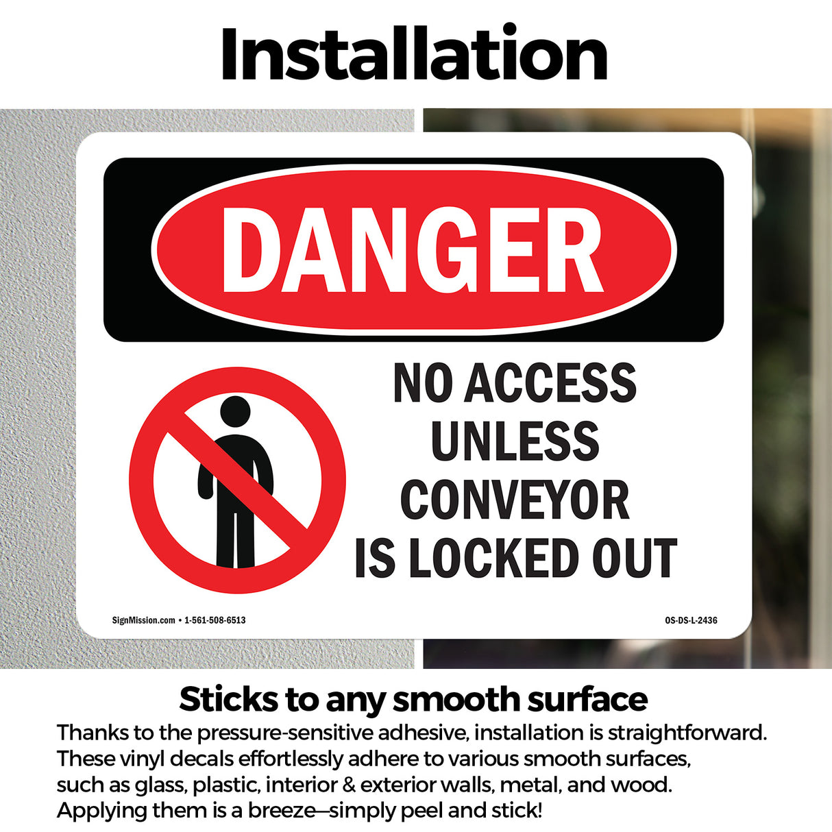 No Access Unless Conveyor Is