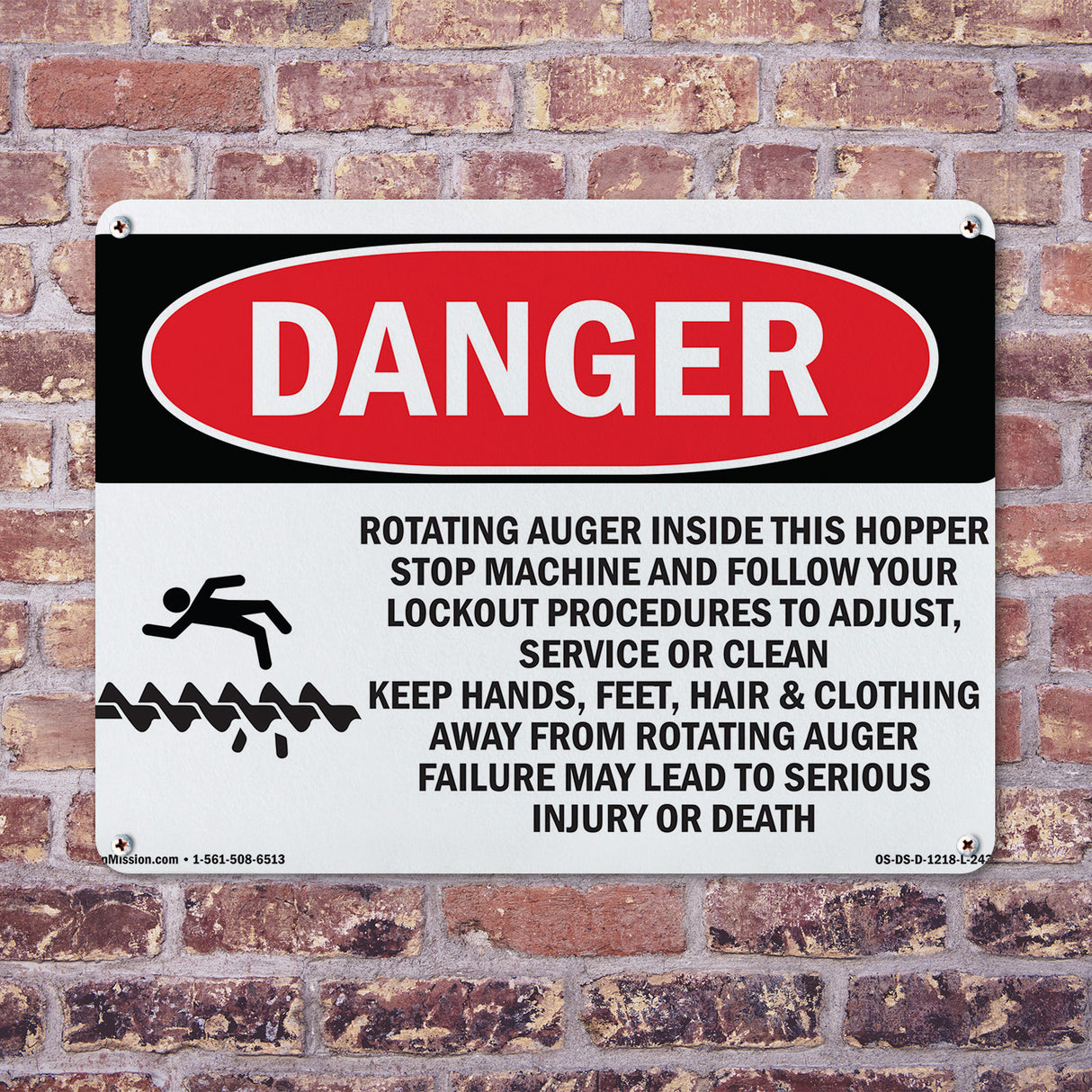 Rotating Auger Inside This Hopper