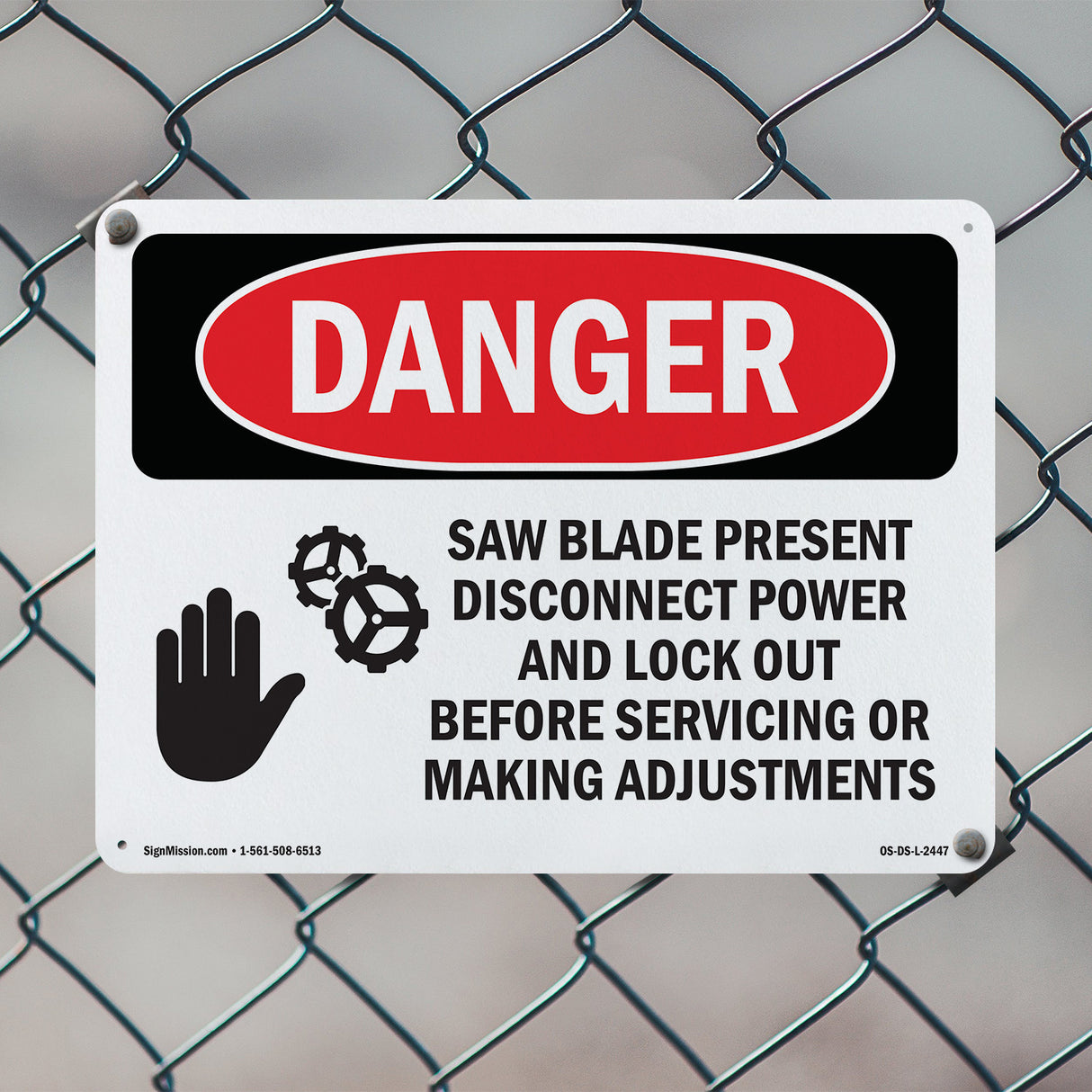 Saw Blade Present Disconnect