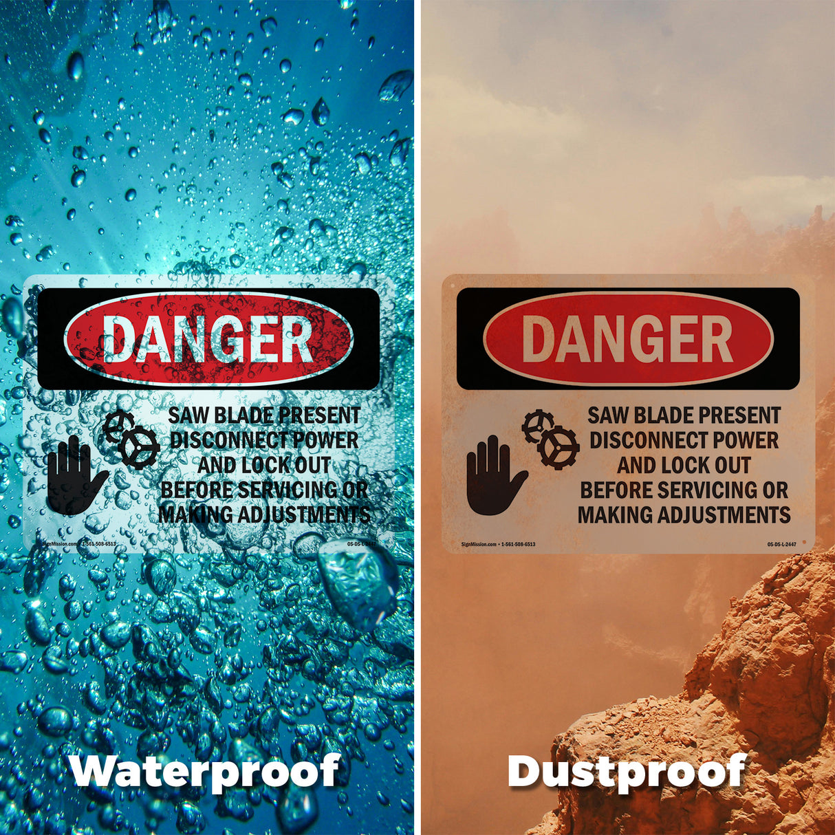 Saw Blade Present Disconnect