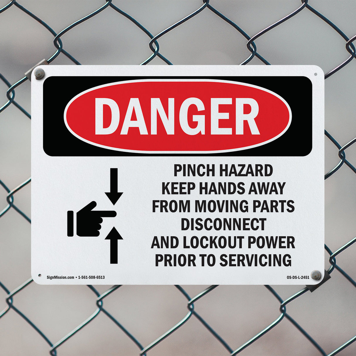 Pinch Hazard Keep Hands Away