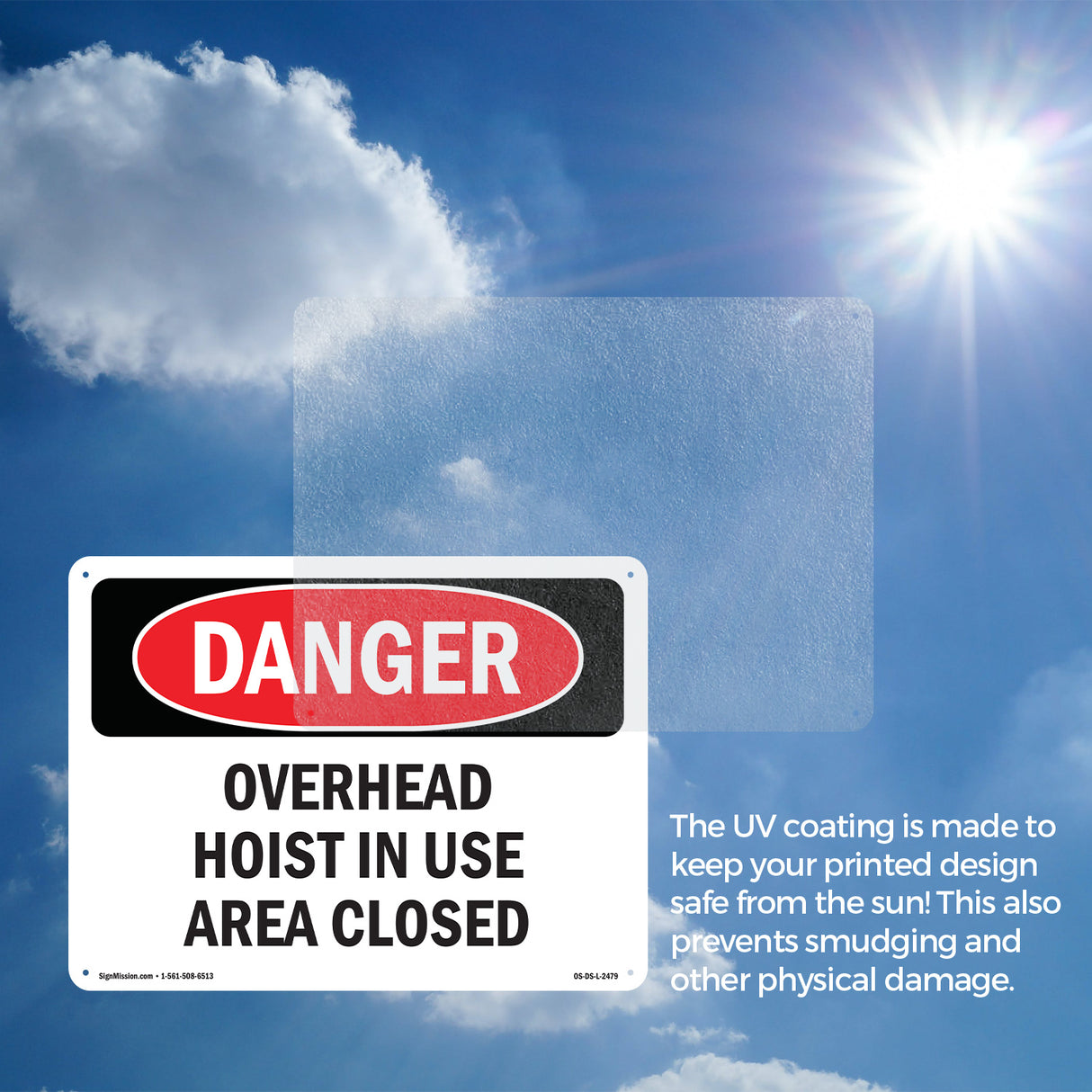 Overhead Hoist In Use Area Closed