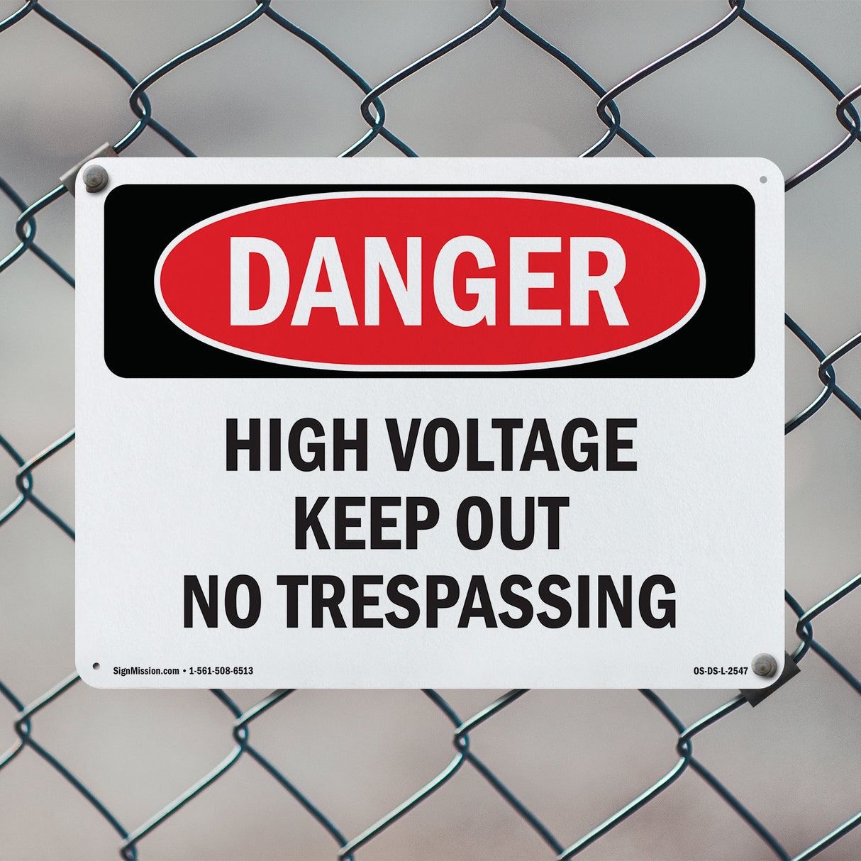 High Voltage Keep Out No Trespassing