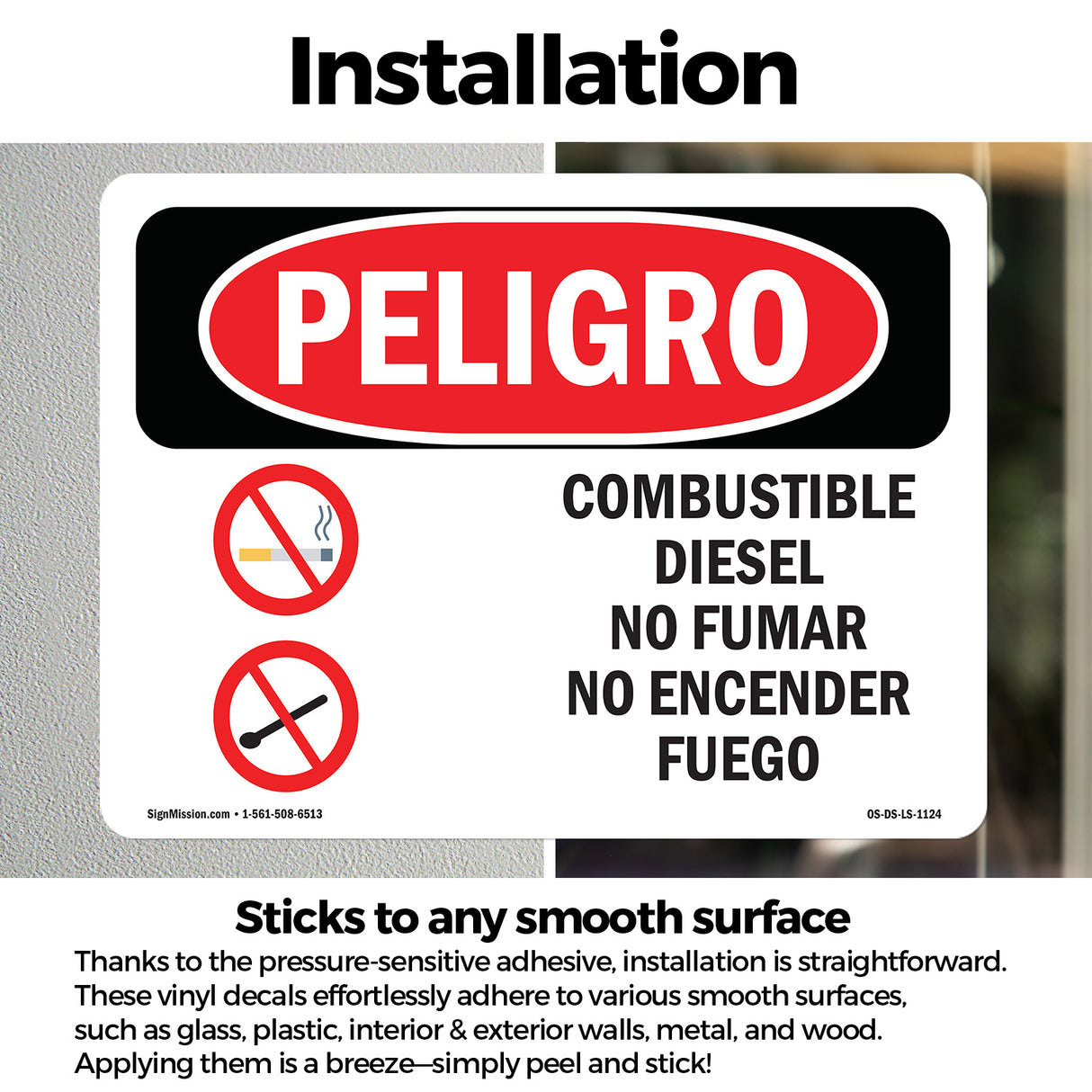 Diesel Fuel No Smoking No Open Flames