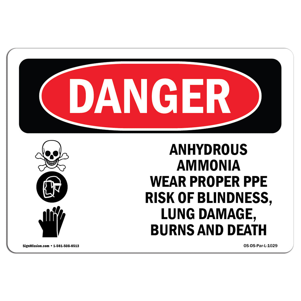 Anhydrous Ammonia Wear Proper PPE