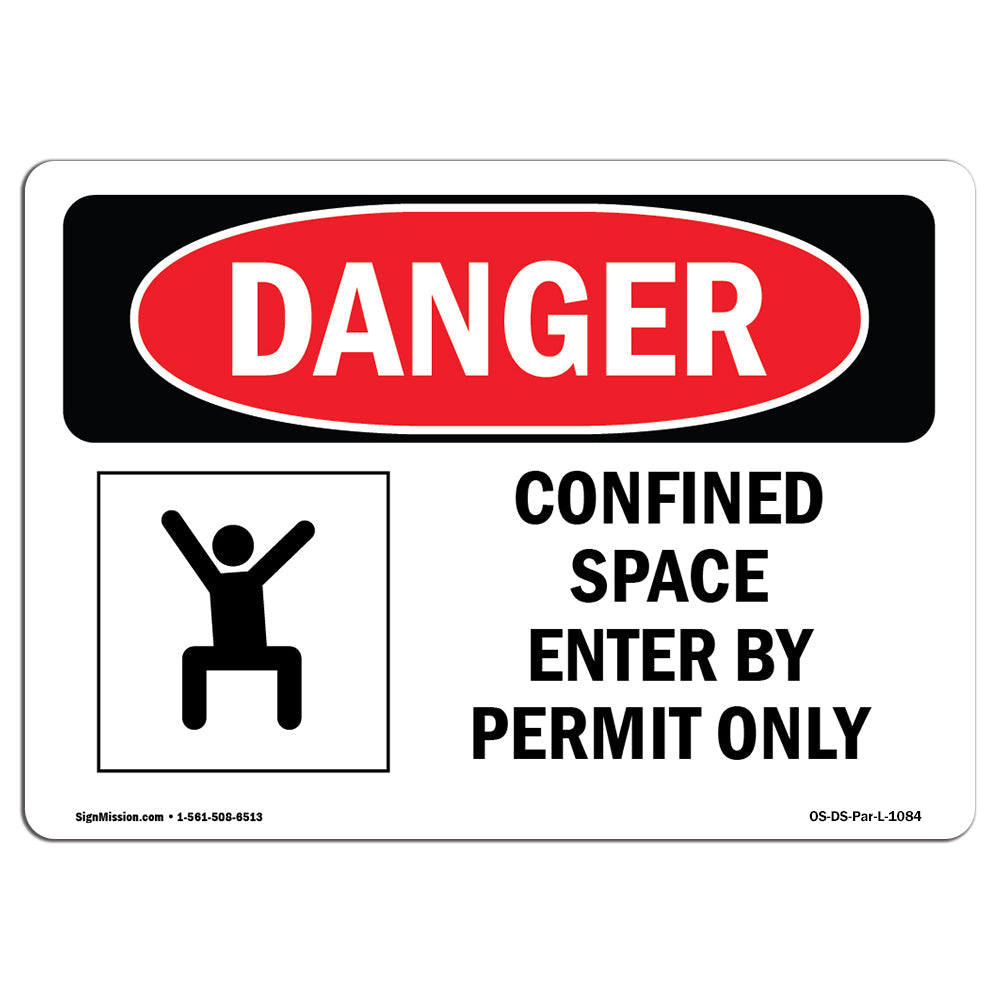 Confined Space Enter By Permit Only