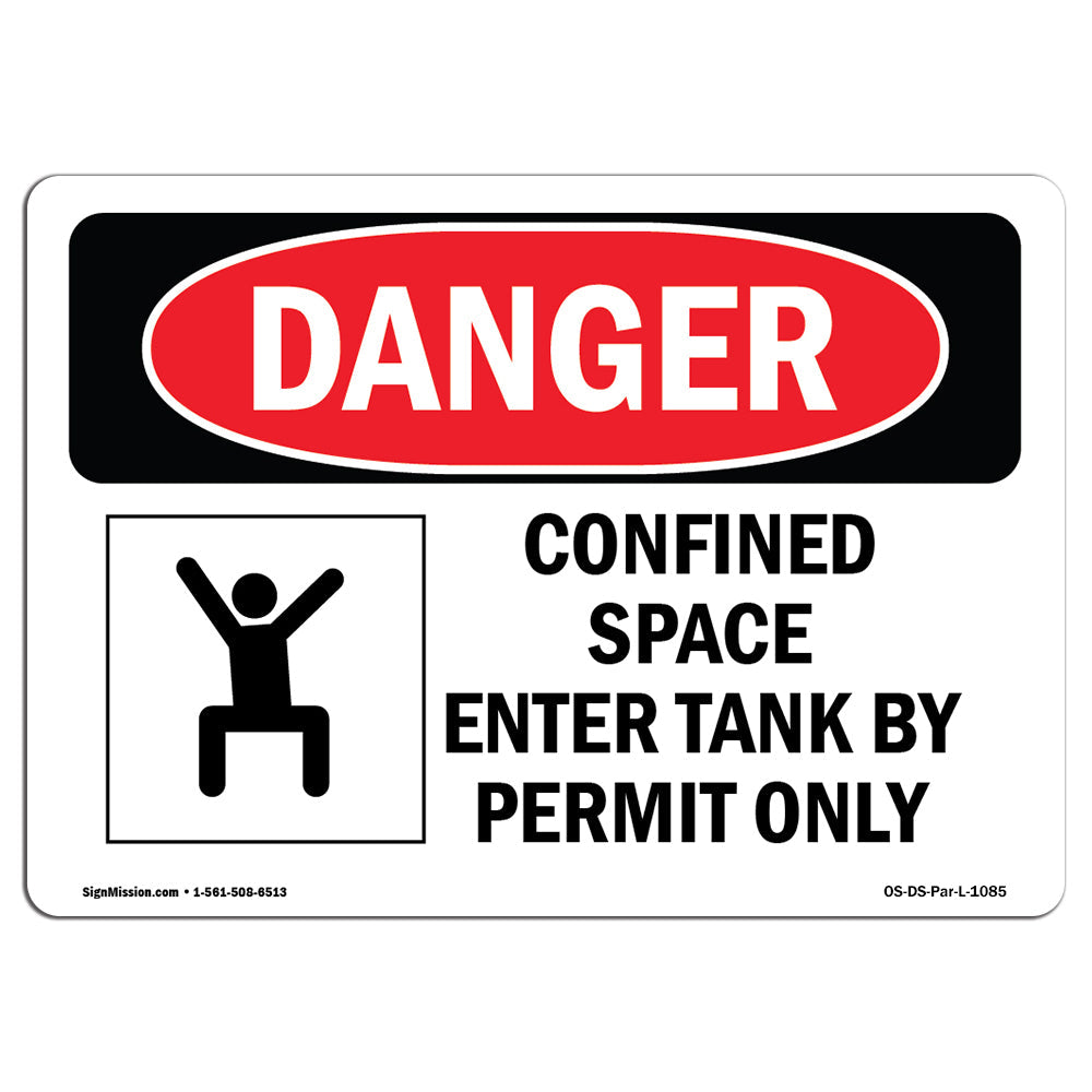 Confined Space Enter Tank By Permit Only