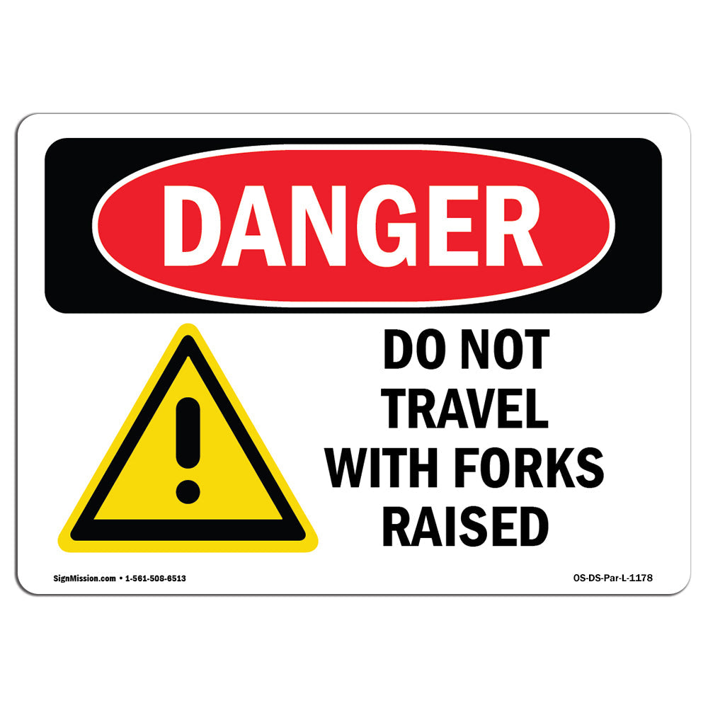 Do Not Travel With Forks Raised