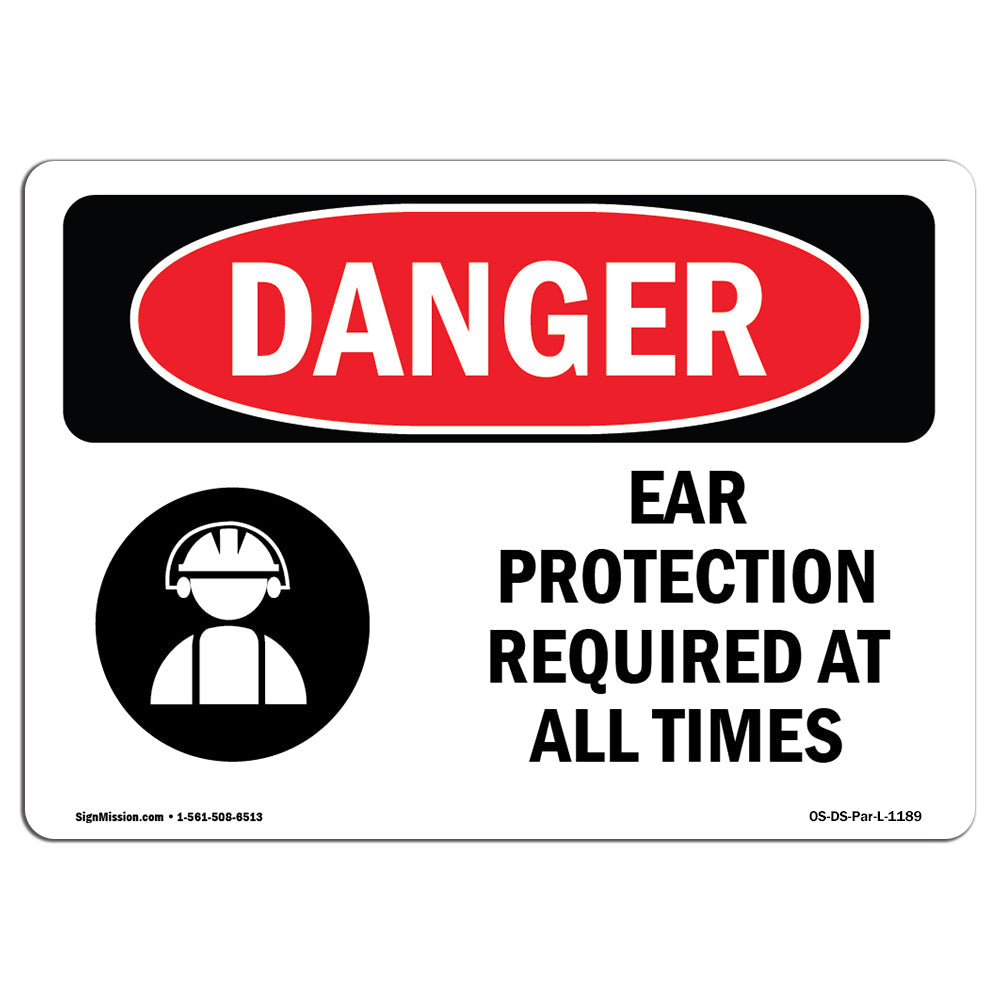 Ear Protection Required At All Times