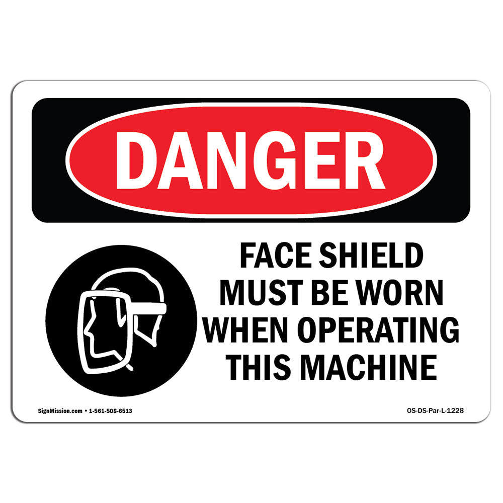 Face Shield Must Be Worn