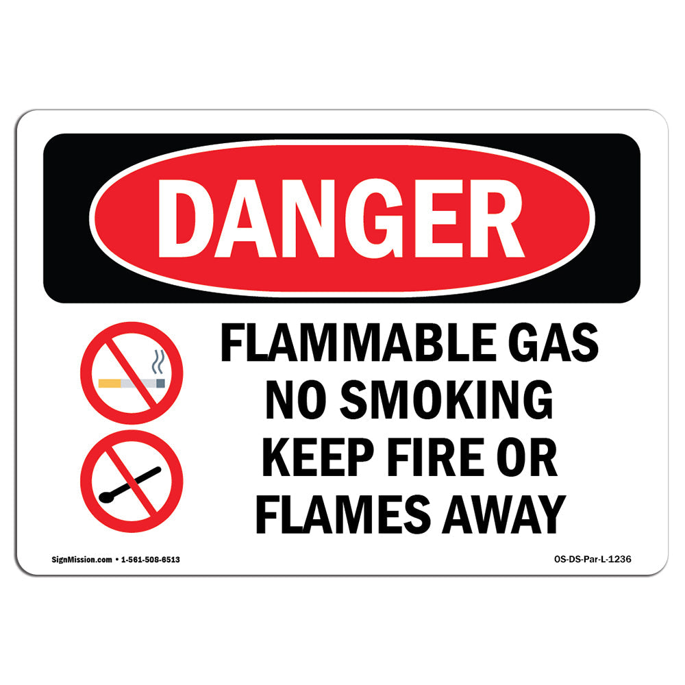 Flammable Gas No Smoking