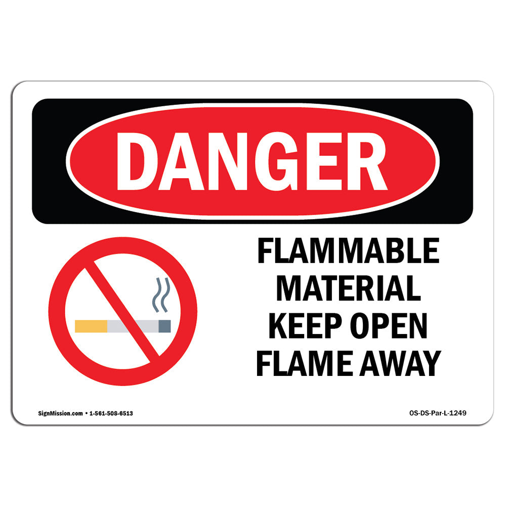 Flammable Material Keep Open Flame Away
