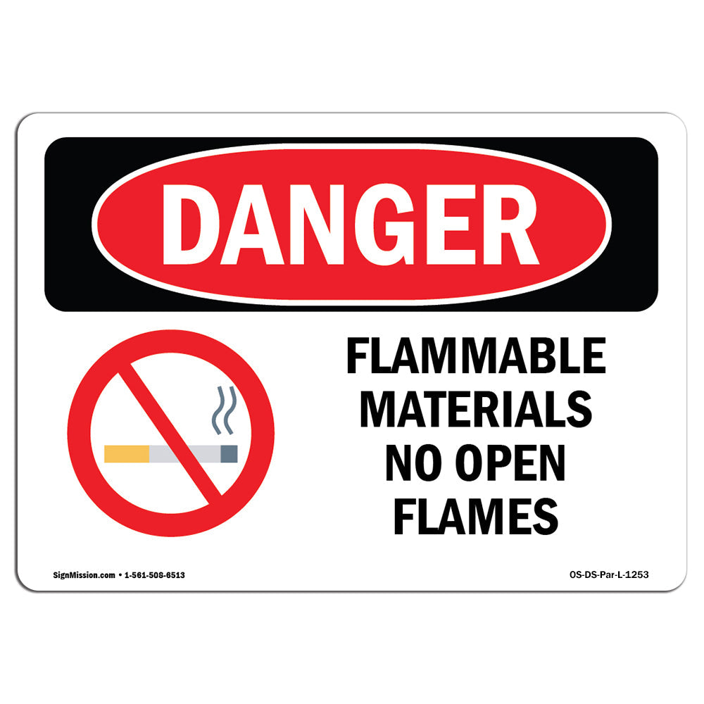 Flammable Materials No Open Flames