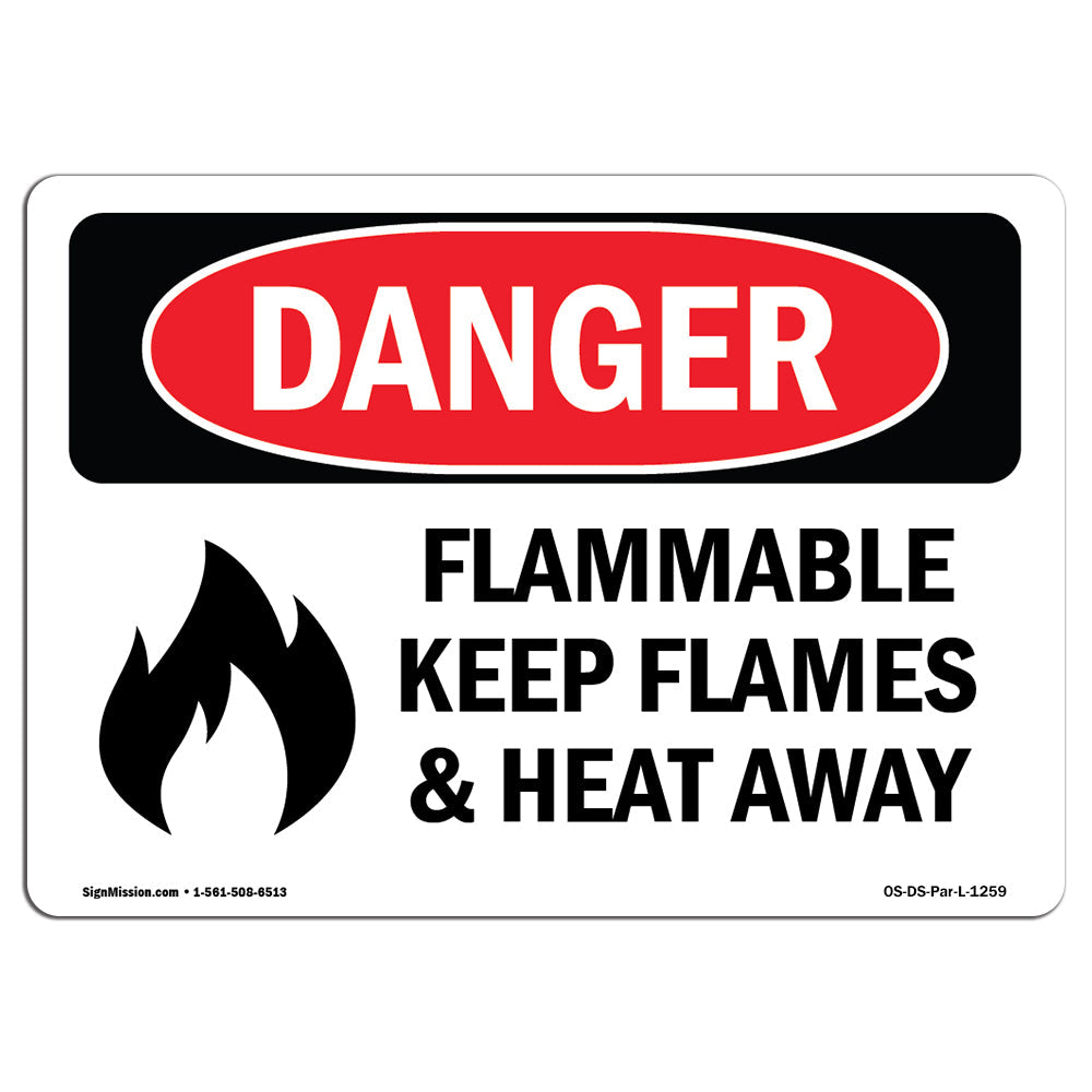 Flammable Keep Flames And Heat Away