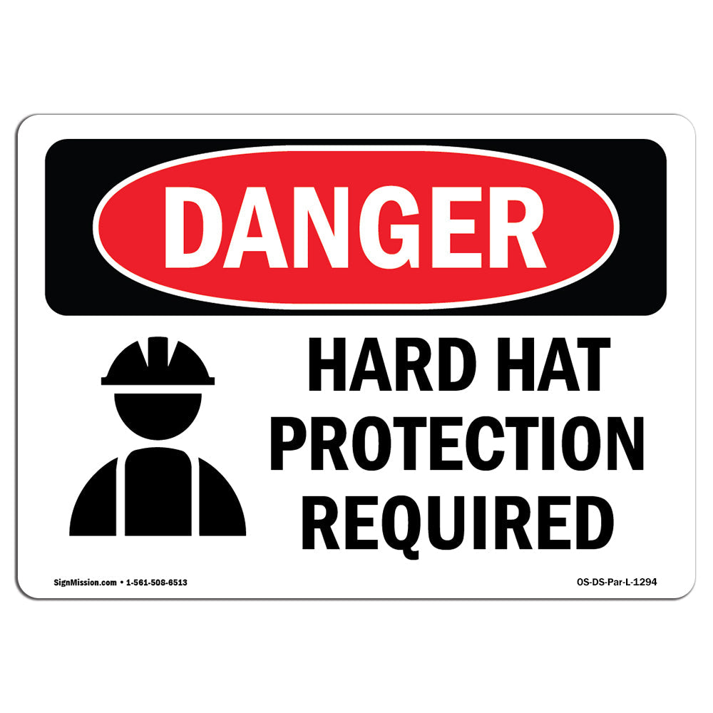 Hard Hat Protection Required