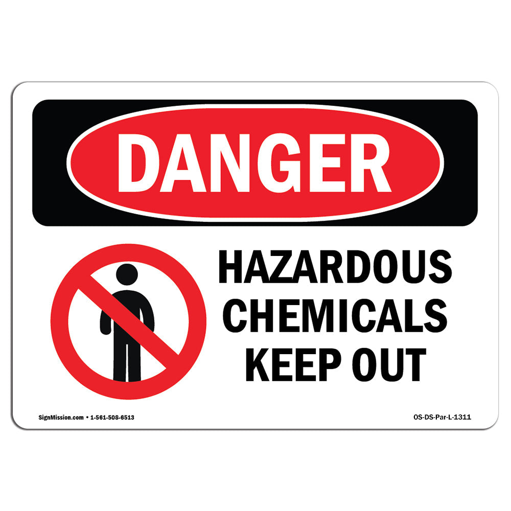 Hazardous Chemicals Keep Out