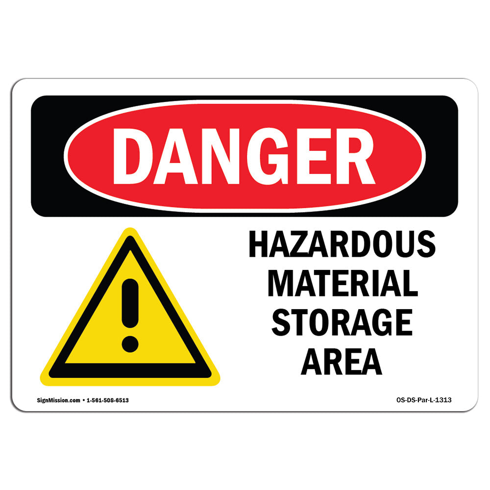 Hazardous Material Storage Area