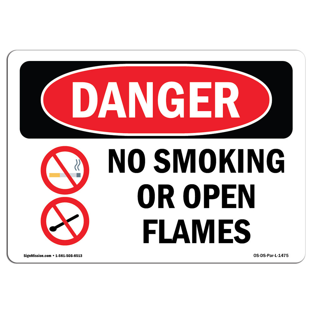 No Smoking Or Open Flames